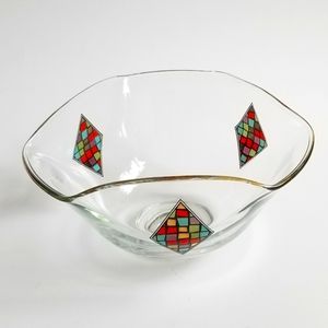 MCM glass bowl